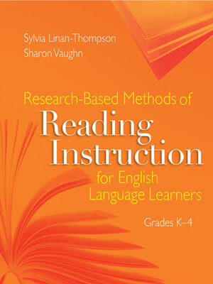 cover image of Research-Based Methods of Reading Instruction for English Language Learners, Grades K-4